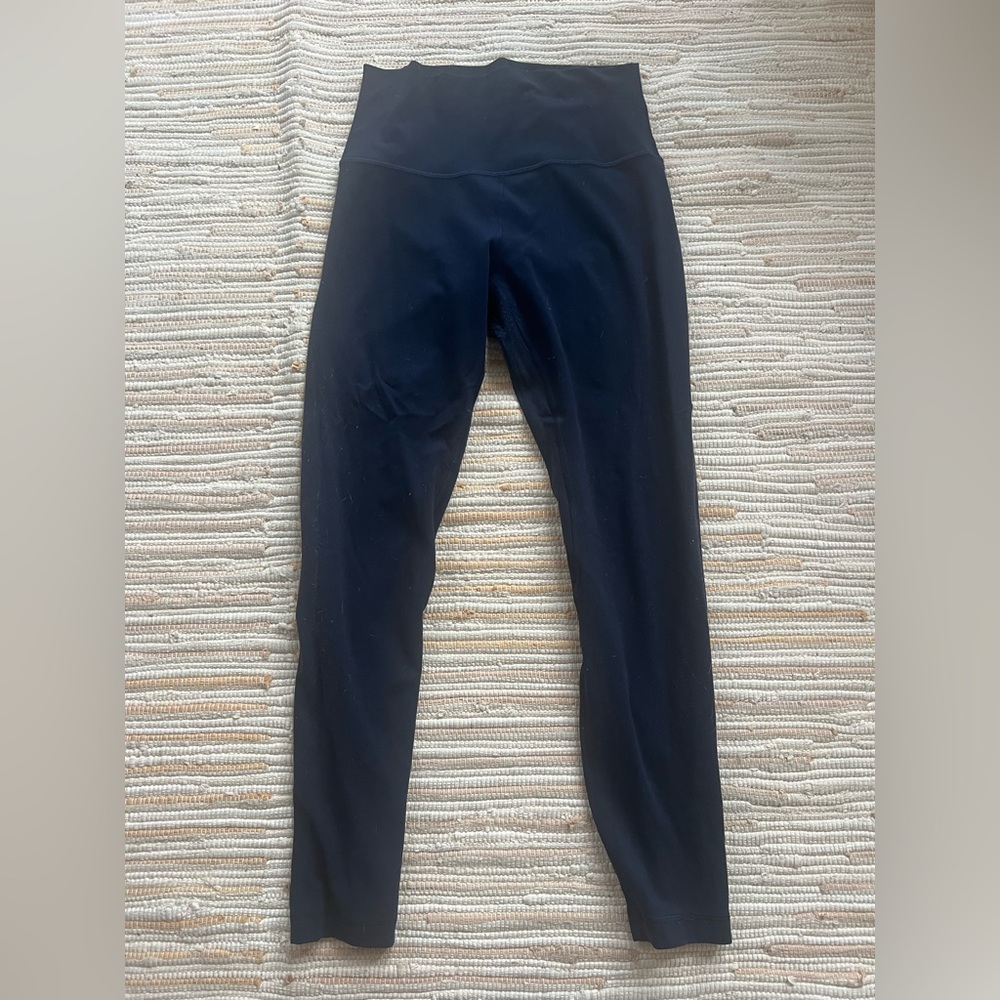 TRUE NAVY LULULEMON ALIGN 25INCH HIGH RISE LEGGINGS SIZE 6